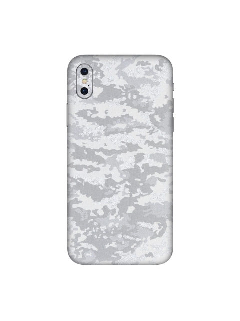 

Trendy Skins Silver-Toned Shadow Patterned iPhone Xs Max Mobile Skin