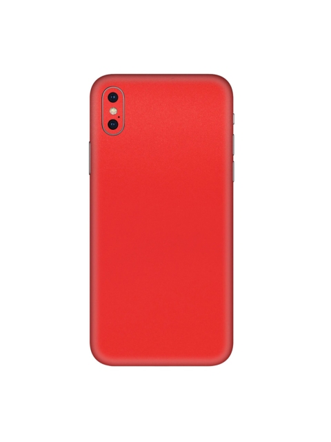 

Trendy Skins Red Matte Pattern iPhone XS Mobile Skin