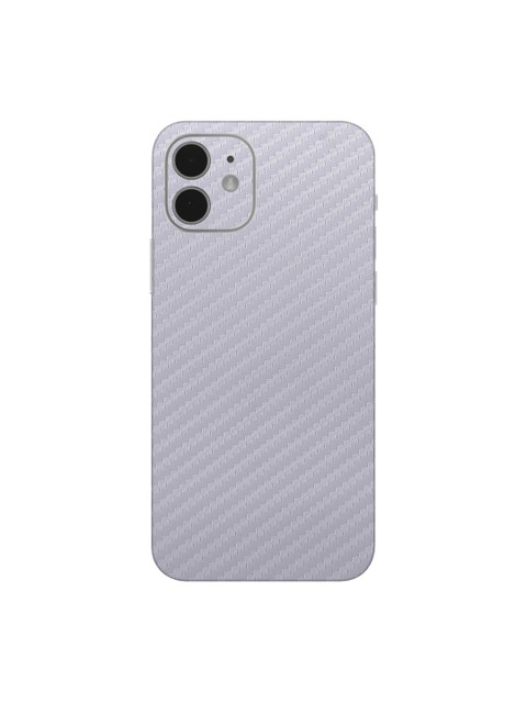 

Trendy Skins Unisex White Carbon Fibre Pattern iPhone 12 Mini Sustainable Mobile Skin