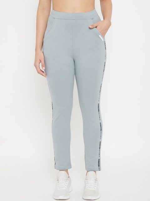 

C9 AIRWEAR Women Blue Solid Slim-Fit Track Pants