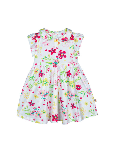 

Budding Bees Girls Off-White Printed A-Line Dress