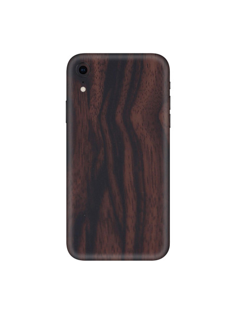 

Trendy Skins Brown & Black Ebony Wood Pattern iPhone XR Back Case