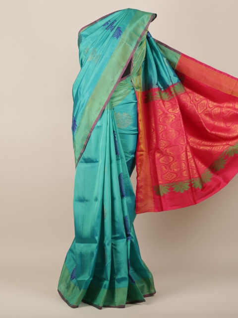 

Pothys Green Woven Design Art Silk Saree