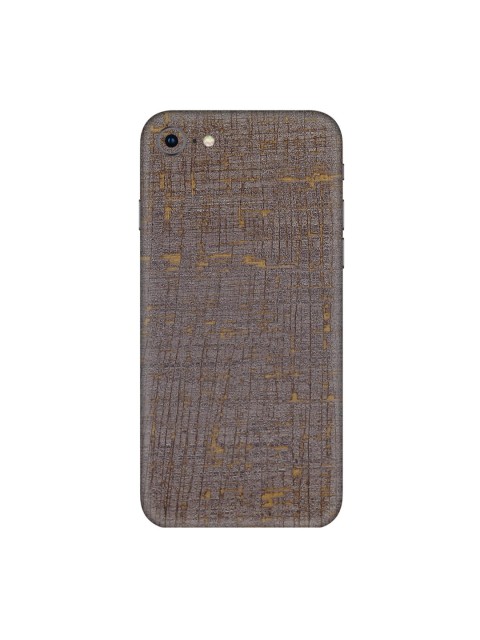 

Trendy Skins Grey & Gold-Toned Vintage Fabric Pattern iPhone 8 Mobile Skin