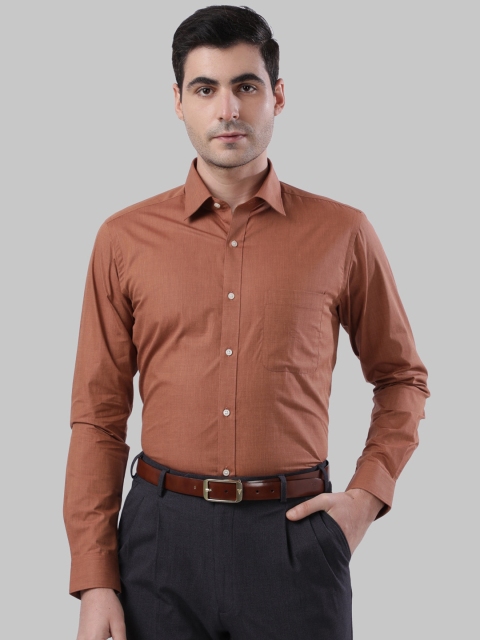 

Raymond Men Brown Slim Fit Solid Casual Shirt