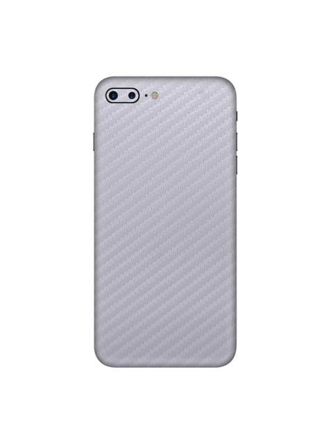 

Trendy Skins Silver-Toned Carbon Fibre Pattern iPhone 7 Plus Mobile Skin