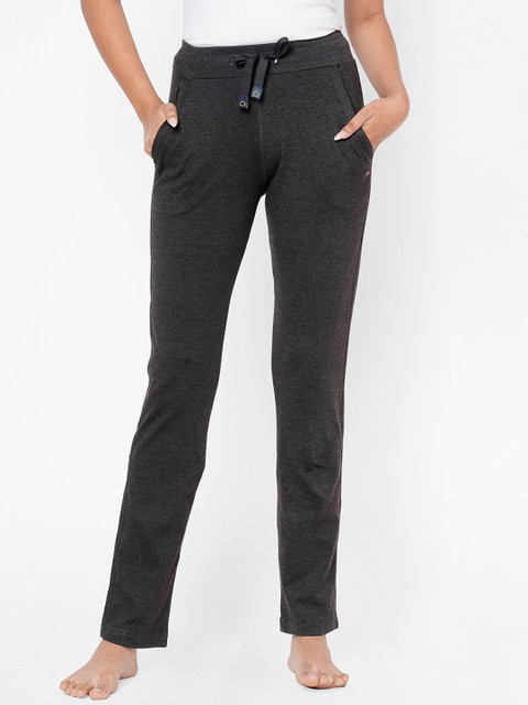 

Sweet Dreams Women Charcoal Grey Solid Lounge Pants