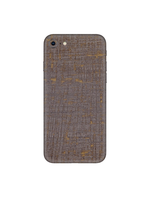 

Trendy Skins Taupe & Gold-Toned Vintage Fabric Pattern iPhone 7 Mobile Skin