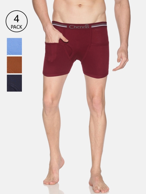 

Chennis Men Pack Of 4 Assorted Trunks TCM 001