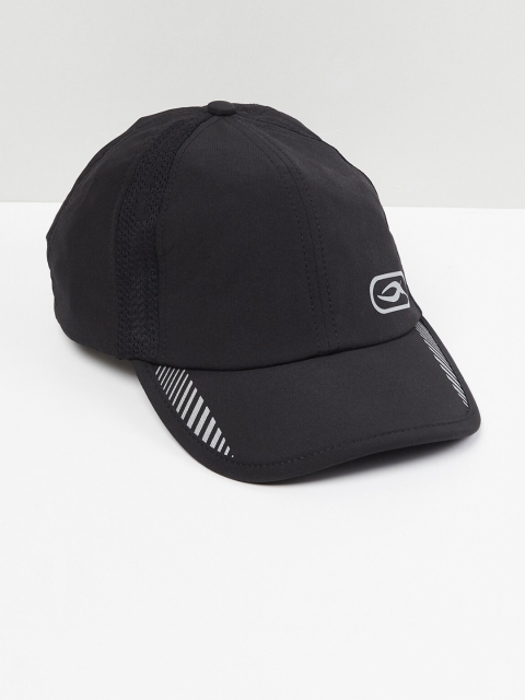 

max Boys Black & Grey Printed Baseball Cap