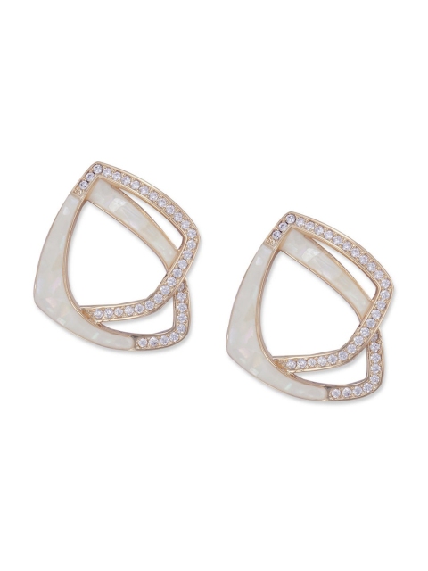 

shaze Gold-Plated Contemporary Studs