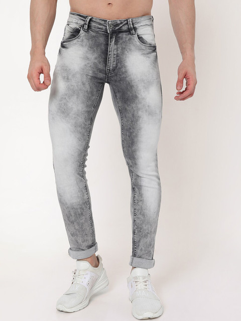 

Rex Straut Jeans Men Grey Slim Fit Jeans