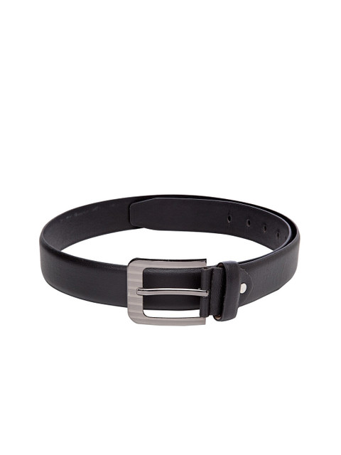 

Apsis Men Black Solid Belt