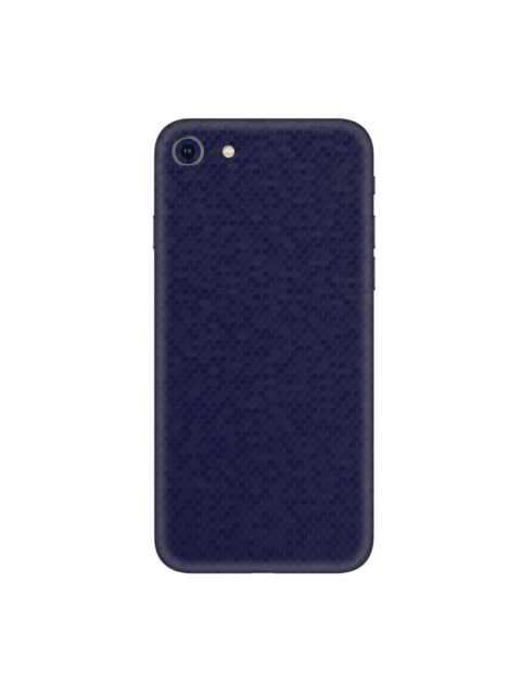 Trendy Skins Navy Blue Honey Comb Pattern iPhone 8 Mobile Skin