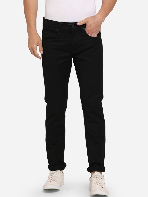 

JADE BLUE Men Black Slim Fit Mid-Rise Clean Look Jeans
