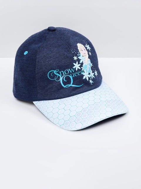 

max Girls Blue & Sea Green Printed Baseball Cap