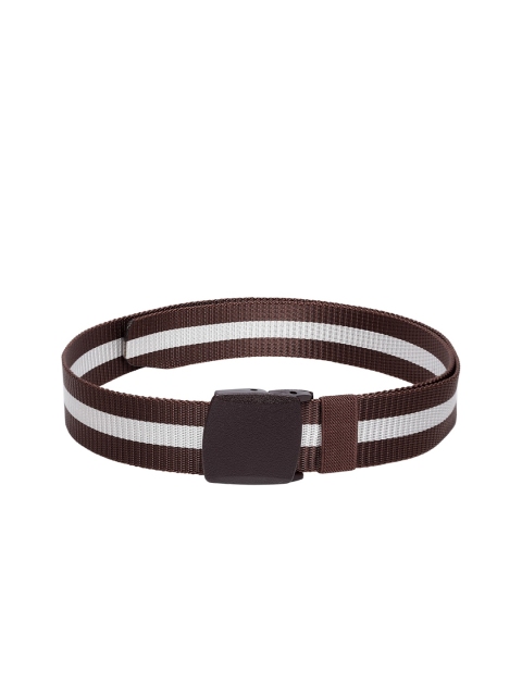 

Apsis Men Brown & White Striped Belt