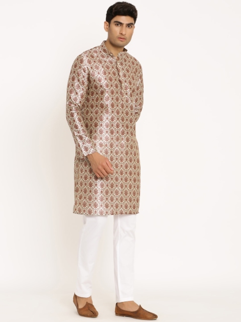

Tistabene Men Brown Ethnic Motifs Printed Kurta