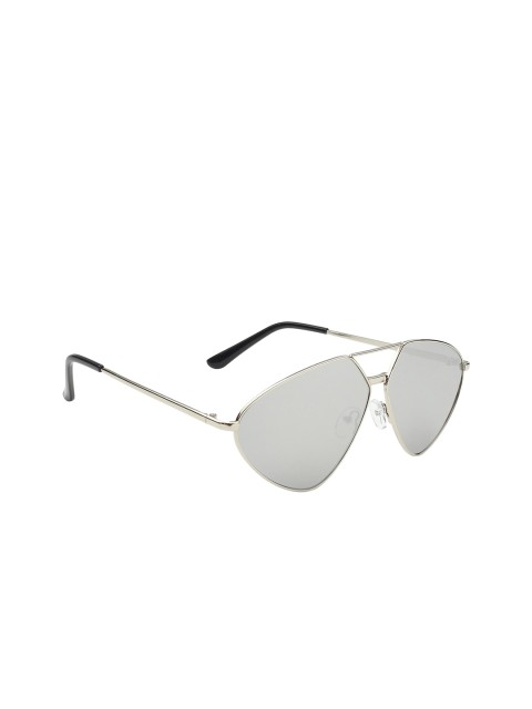 

Celebrity Sunglasses Unisex Mirrored Lens & Silver Aviator Sunglasses CL-Shahid Kapoor-3