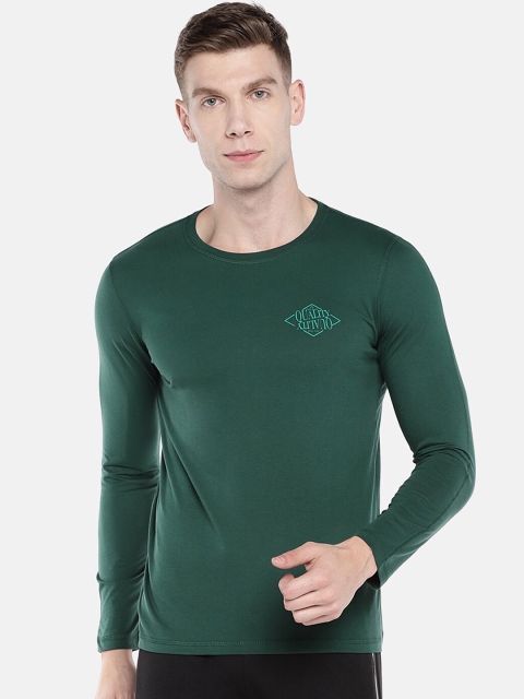 

Sweet Dreams Men Green Solid Sustainable Lounge T-Shirt