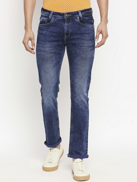 

Mufti Men Blue Skinny Fit Mid-Rise Clean Look Stretchable Jeans