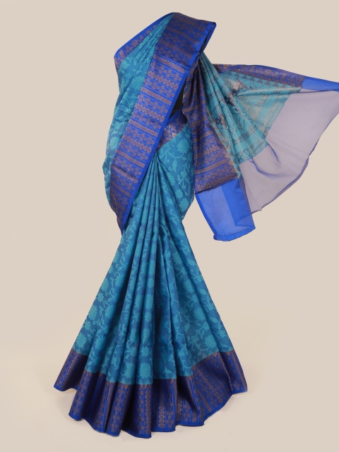 

Pothys Blue Woven Design Art Silk Saree