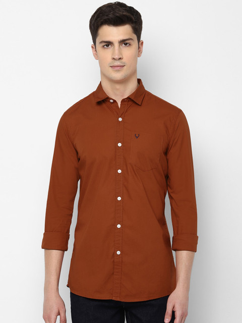 

Allen Solly Sport Men Brown Regular Fit Solid Casual Shirt