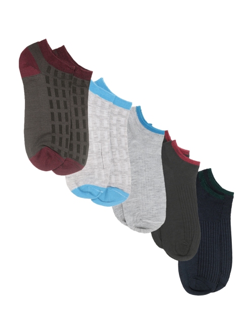 

Dollar Men Pack of 5 Assorted Ankle-Length Socks