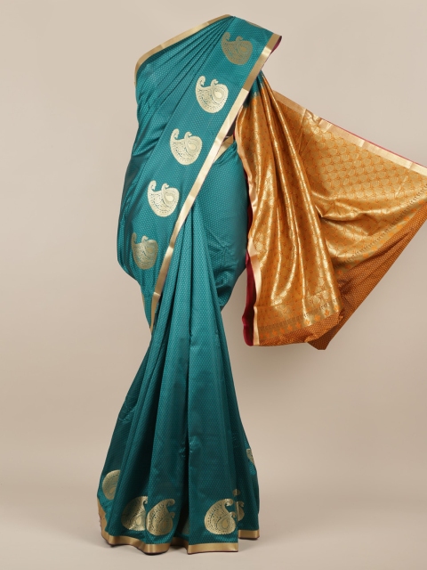 

Pothys Green Woven Design Art Silk Saree