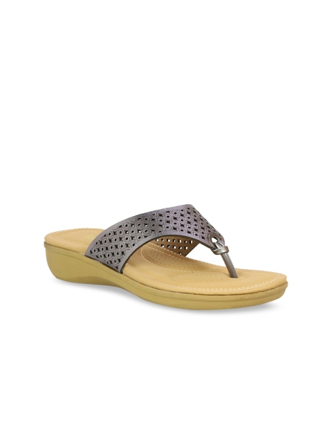 

Inc 5 Women Grey Solid Sandals