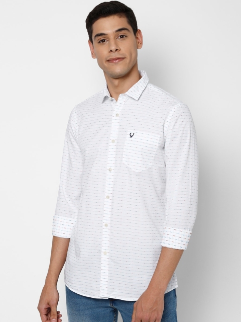 

Allen Solly Sport Men White Regular Fit Striped Casual Shirt