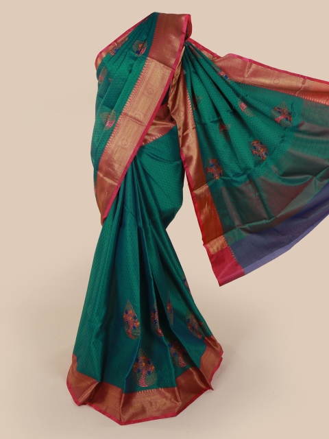 

Pothys Green Woven Design Art Silk Saree