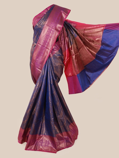 

Pothys Blue Woven Design Art Silk Saree