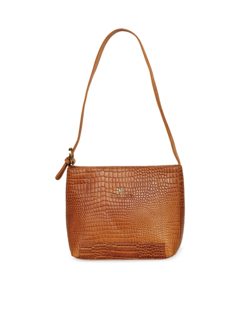 

EVER HYDE Tan Textured Sling Bag