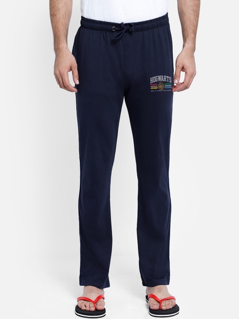 

Free Authority Men Navy Blue Harry Potter Featured Lounge Pants