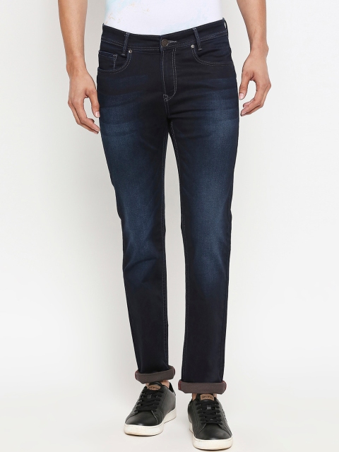 Mufti Men Blue Skinny Fit Mid-Rise Clean Look Jeans