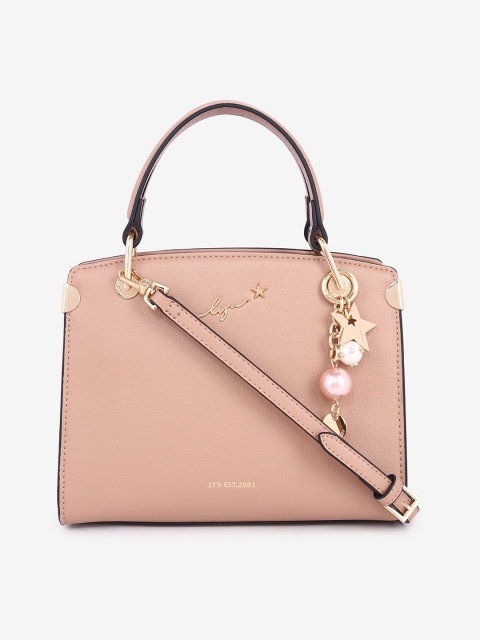 

LYN Pink Solid Handheld Bag
