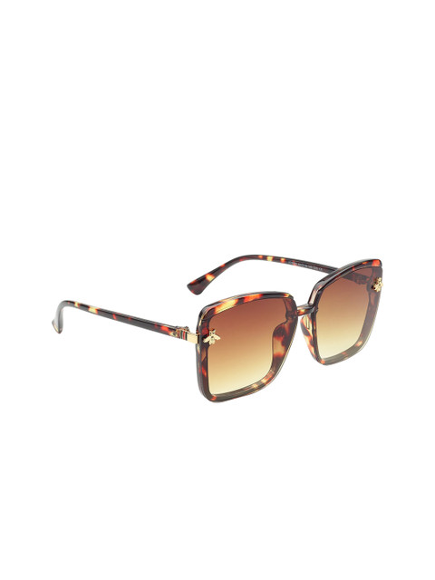 

Celebrity Sunglasses Unisex Brown Lens Square With Uv Protected Lens CL-Jazzy bb Square-2