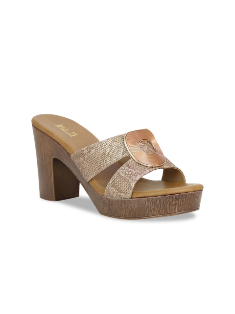 

Inc 5 Women Brown Textured Heels