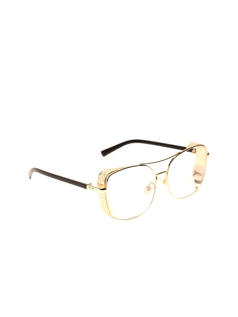 

FUZOKU Men Gold-Toned Full Rim Bratva The Russian Mafia Square Frames FZKSS2020SG0127