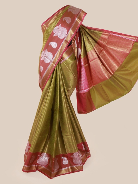 

Pothys Green Woven Design Art Silk Saree