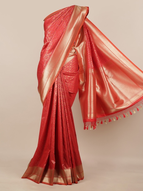 

Pothys Red Pure Silk Woven Design Banarasi Saree