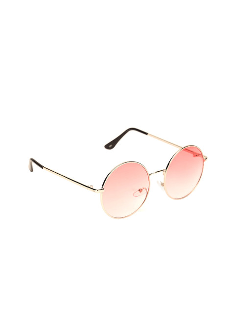 

Fuzoku Men Red & Silver-Toned Round Sunglasses FZKSS2020SG0158