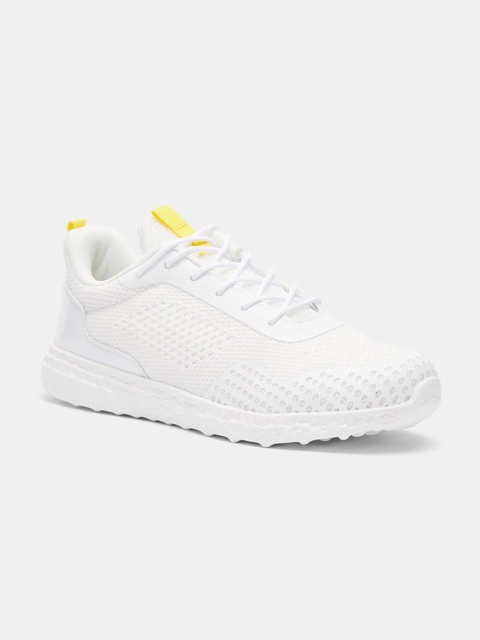 

shoexpress Boys White Textile Running Shoes
