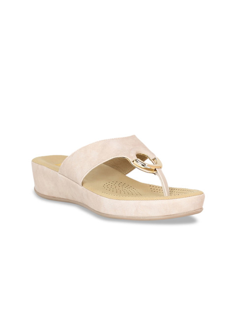 

Inc 5 Women Peach-Coloured Solid Heels