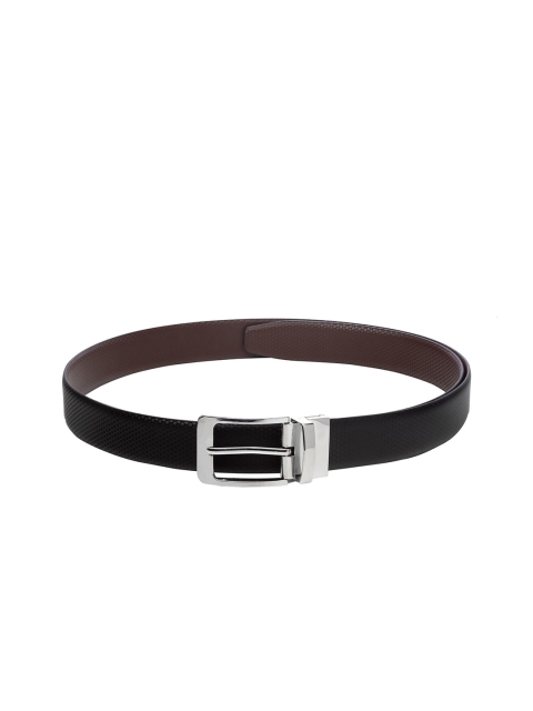 

Apsis Men Black & Brown Textured Reversible Belt
