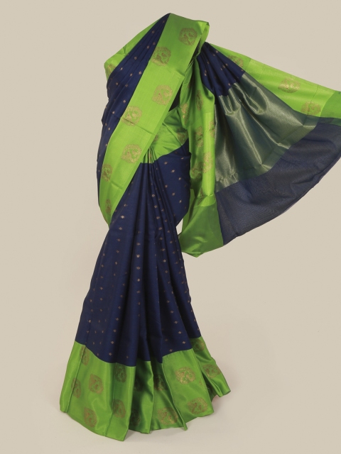 

Pothys Blue Woven Design Art Silk Saree