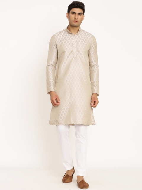 

Tistabene Men Brown Ethnic Motifs Kurta