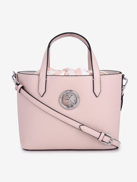 

LYN Pink Solid Handheld Bag