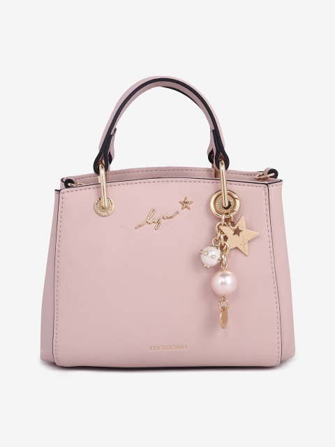 

LYN Pink Solid Handheld Bag